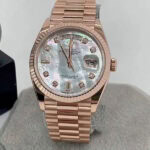 ロレックス デイデイト 36 128235-0029コピー時計 ホワイトマザーオブパール