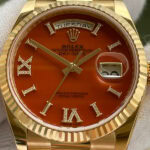 ロレックス デイデイト 36 128238-0088コピー時計オレンジ文字盤 - 画像 (3)