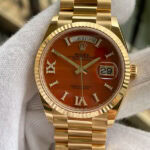 ロレックス デイデイト 36 128238-0088コピー時計オレンジ文字盤 - 画像 (2)