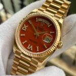 ロレックス デイデイト 36 128238-0088コピー時計オレンジ文字盤