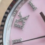 ロレックス デイデイト 36 128239-0021コピー時計 ピンクオパールダイヤル - 画像 (7)