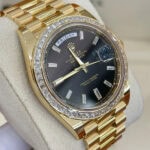 ロレックスデイデイト228398tbrコピー腕時計Cal.3255ムーブメント - 画像 (8)