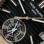 パテックフィリップノーチラス5980 高品質コピー時計ブラック文字盤 - 画像 (5)