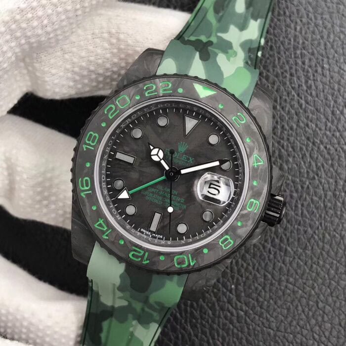 ロレックススーパーコピーGMTマスターⅡグリーンカーボンモデルN工場製 - 画像 (5)