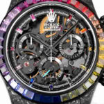 ロレックススーパーコピーデイトナ116595RBOWスケルトン文字盤高級改装 - 画像 (3)