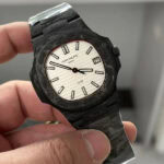 パテック フィリップ コピー ノーチラス 5711 カーボンホワイトダイアル