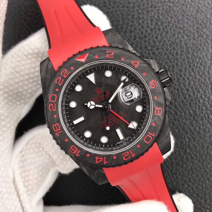 ロレックススーパーコピーGMTマスターⅡ レッドカーボンモデルN工場製 - 画像 (6)