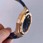 オーデマ・ピゲ ロイヤルオークコピー 50周年記念 15510ORブラック文字盤革バンド - 画像 (10)