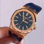 オーデマ・ピゲ ロイヤルオークコピー 50周年記念 15510ORナイトブルー文字盤革バンド