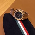 オーデマピゲ ロイヤルオーククロノグラフ50周年記念26240OR高品質コピー時計ブラック - 画像 (5)