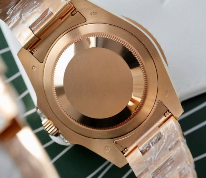ロレックスGMTマスターII 126755SARUコピー腕時計18Kエバーローズゴールド - 画像 (7)