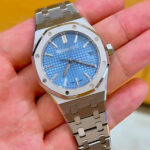 オーデマ・ピゲ コピーロイヤルオーク 50周年記念15510BCライトブルーダイアル - 画像 (6)