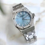 オーデマ・ピゲ コピーロイヤルオーク 50周年記念15510BCライトブルーダイアル - 画像 (7)