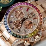 ロレックス デイトナスーパーコピー116595rbow cal.4130ムーブメント18k砲金