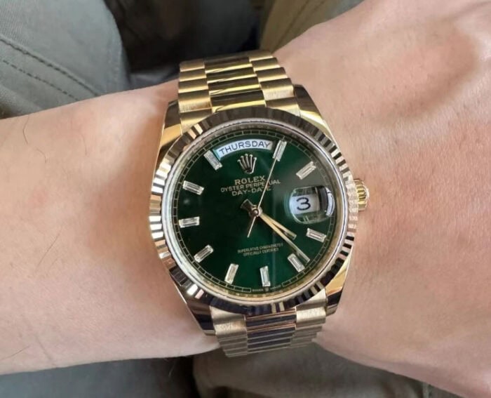 ロレックスデイデイトコピー128238-0130 cal.3255ムーブメントQF工場 - 画像 (3)