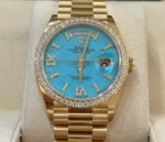 ロレックスデイデイトコピー 36 128348rbr-0037cal.3255ムーブメントQF工場 - 画像 (2)