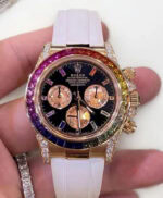 ロレックスデイトナコピー116595RBOW レインボー18K 加重版155g - 画像 (2)