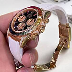 ロレックスデイトナコピー116595RBOW レインボー18K 加重版155g - 画像 (4)