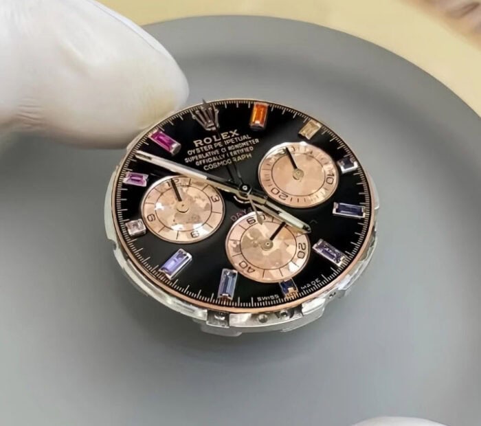 ロレックスデイトナコピー116595RBOW レインボー18K 加重版155g - 画像 (8)