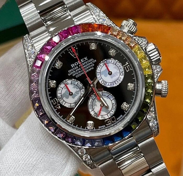 ロレックスデイトナ116599 RBOWコピー18Kホワイトゴールド 加重版210g - 画像 (2)