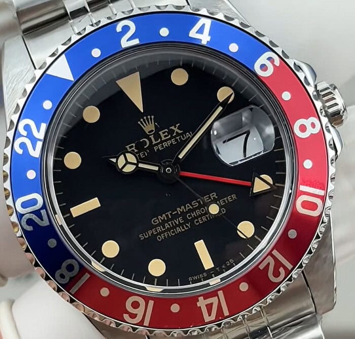 ロレックスコピー GMTマスター Ref.16750 Cal.3135ムーブメント - 画像 (2)